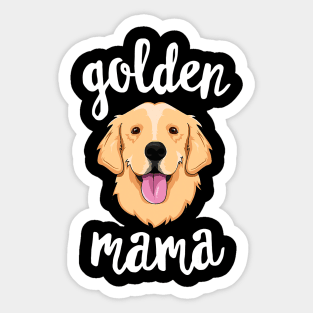 Golden Retriever Mama Sticker